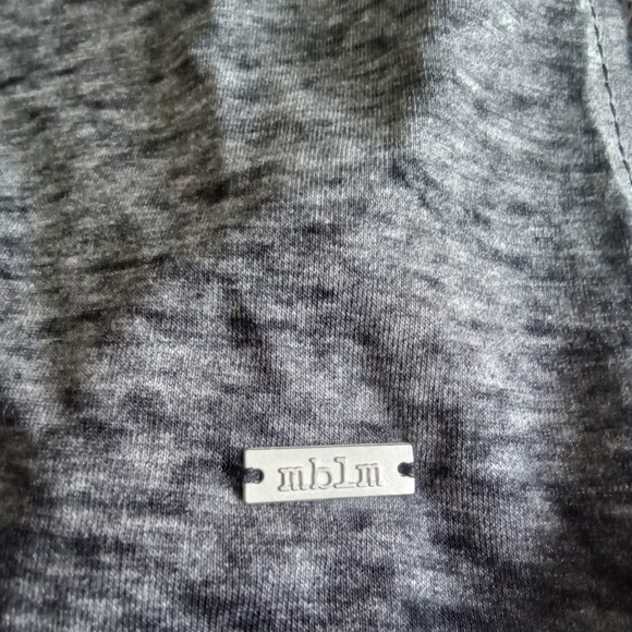 Boho Fringe Grey Sleeveless Tunic Top X - Picture 7 of 8